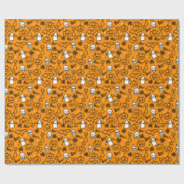 De Regalo Papel envuelto para Halloween.