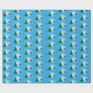De Regalo Papel envuelto para los Navidades azules galeses