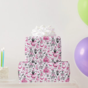 De Regalo Papel envuelto para princesas rosadas y espeluznan