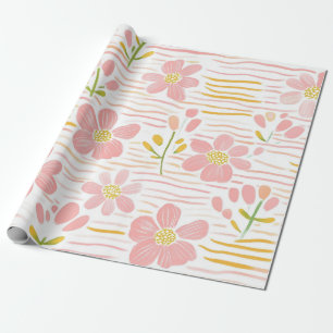De Regalo Papel Floral Retro Pastel (6)