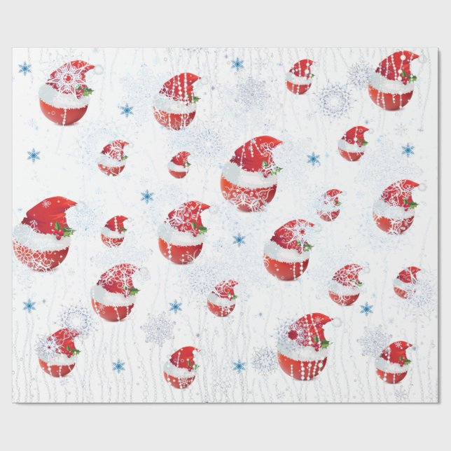 De Regalo Papel impresionante del tomate del navidad (Superficie plana)