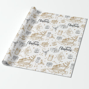 De Regalo Papel navideño vintage