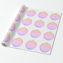 Papel para envolver adornos rosa bebé