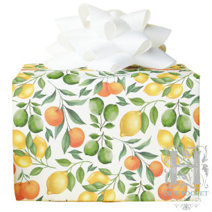 De Regalo Papel para Envolver Frutas Cítricas
