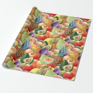 De Regalo Papel para envolver frutas tropicales