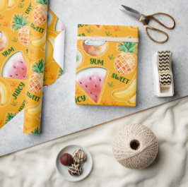 De Regalo Papel para envolver frutas tropicales