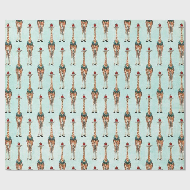 De Regalo Papel para envolver GIRAFFE (Superficie plana)