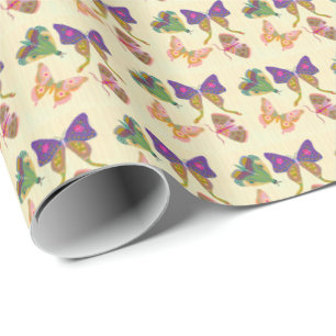 De Regalo Papel para envolver mariposas y polillas