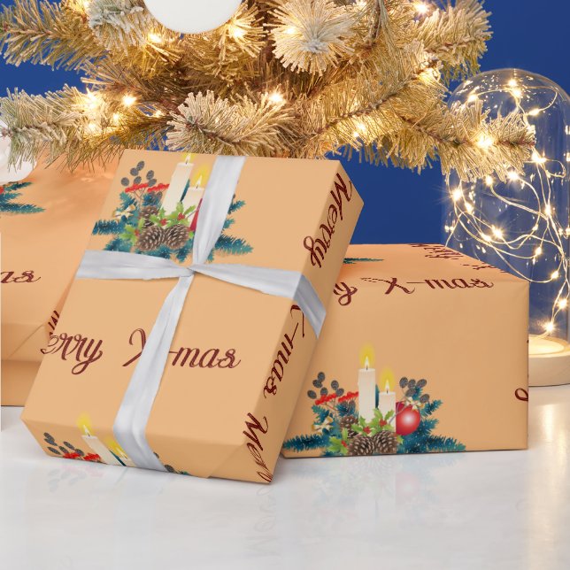 De Regalo Papel para envolver velas (Vacaciones)