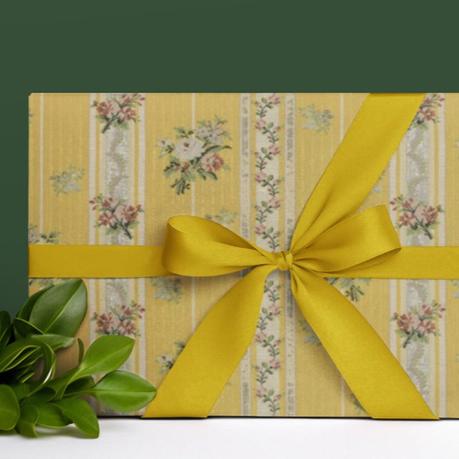 De Regalo Papel Pintado Antiguo Vintage Amarillo  (Vintage elegance all occasion)