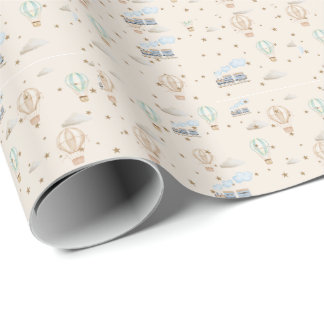 De Regalo Papel pintado para nursery con globo aerostático v