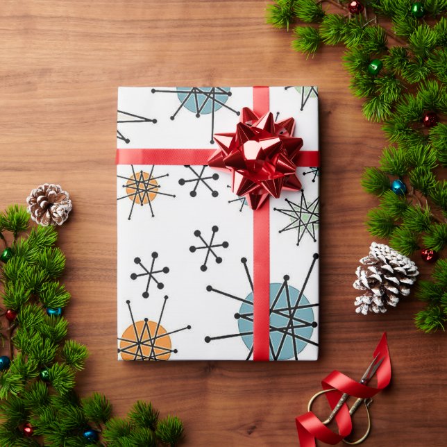 De Regalo Papel retro Starburst (Regalo de vacaciones)