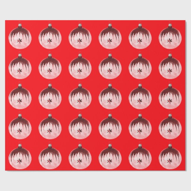 De Regalo Papel rojo ornamental rojo (Superficie plana)