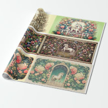 Papel unicornio único