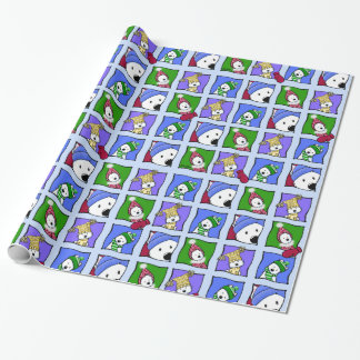 De Regalo Papel Westie Winter Whimsy