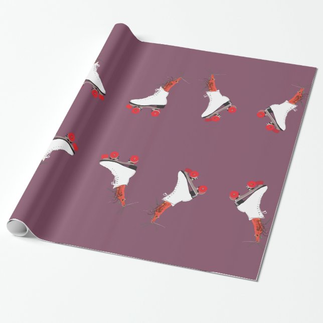 De Regalo Patines para todos envolviendo papel (Desenrollado)
