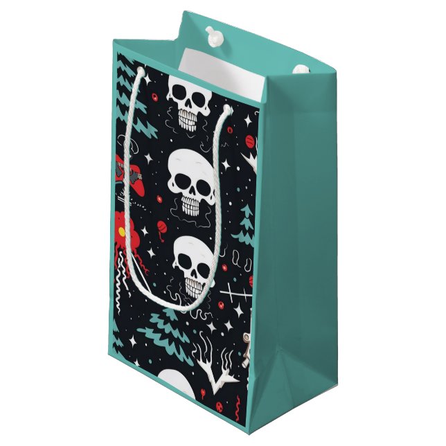 De Regalo Pequeña Bolsa Funky Skull Gift (Angulo Anverso)