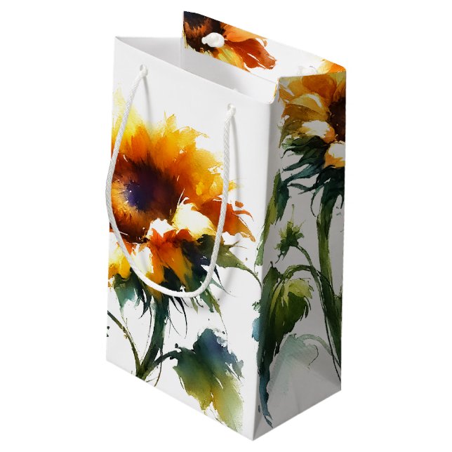 De Regalo Pequeña Bolsa Rustic Sunflower Small Gift (Angulo reverso)