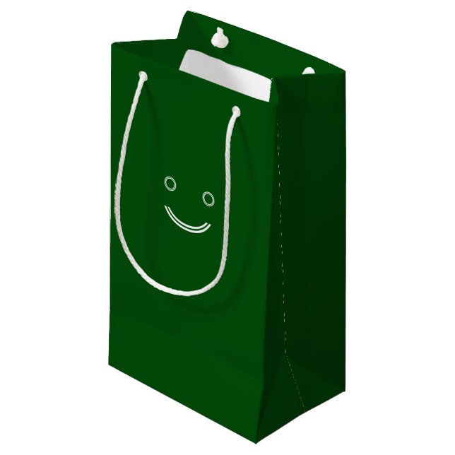 De Regalo Pequeña Bolsa Verde Oscuro (Angulo Anverso)