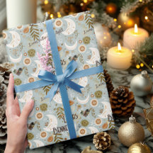 Personalizado Boho Moda envolver papel con tonos d