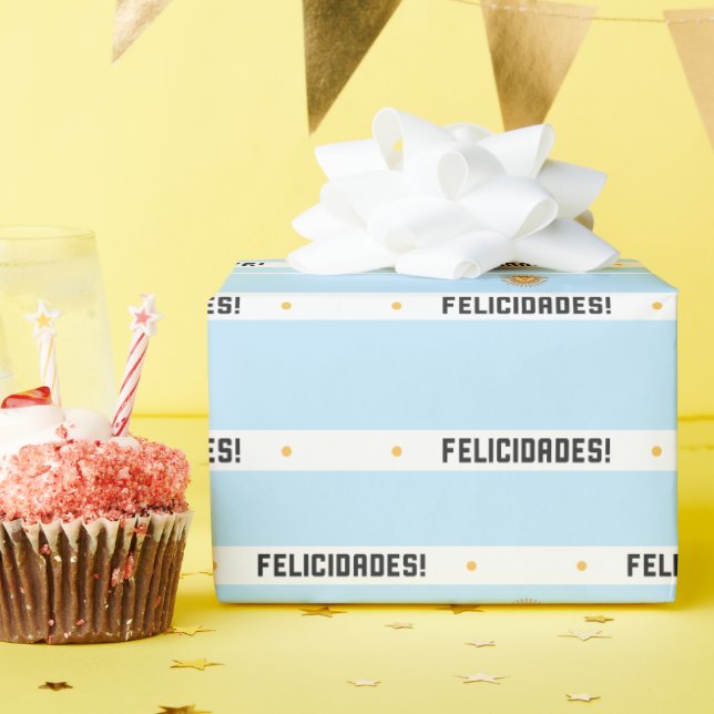 De Regalo ¡Preparando papel Felicidades! (Fiesta de cumpleaños )