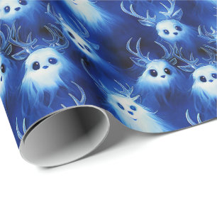 De Regalo Reno fantasma - Papel espeluznante para envolver g
