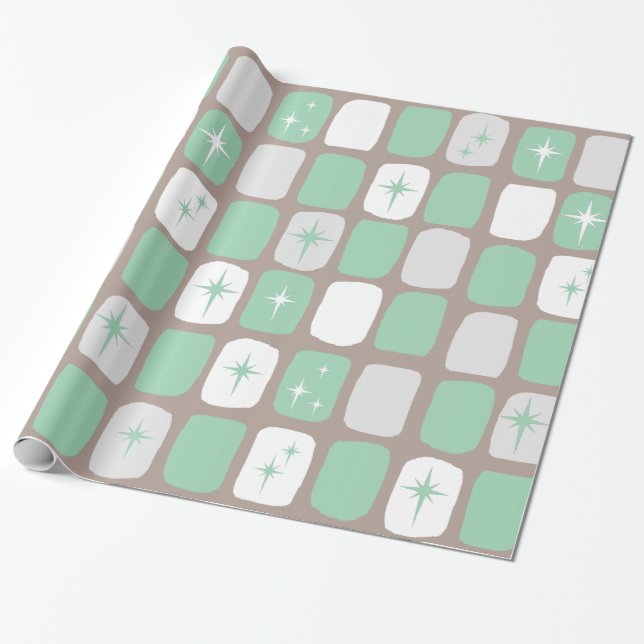 De Regalo Retro Jade comienza a envolver papel (Desenrollado)