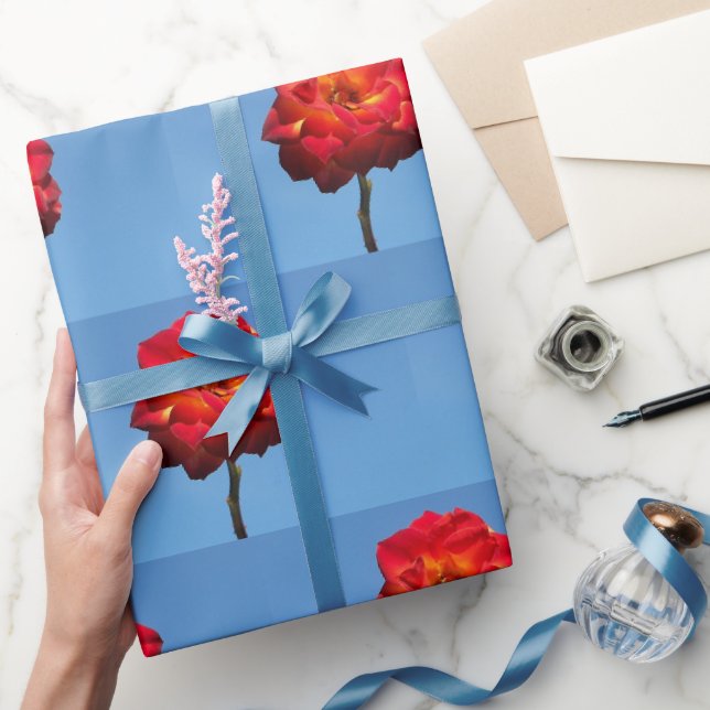 De Regalo Rosa Phoenix en papel envolvente (Regalar)