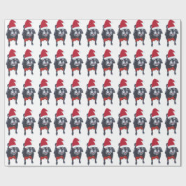 De Regalo Santa Pugs Todos Los Navidades Enrollados Papel