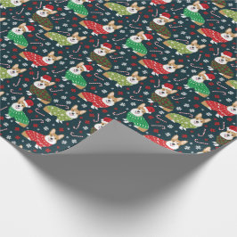 De Regalo sudaderas corgi xmas papel envolvente