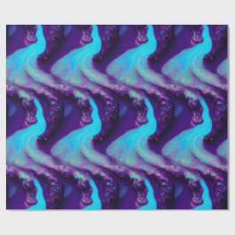 De Regalo Sueño púrpura Opal envolver papel Resumen Cristale