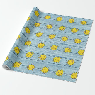 De Regalo Sunshine Wrapping papel Driftwood Beach.