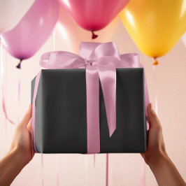 De Regalo Timeless - Papel envolvimiento negro grisáceo
