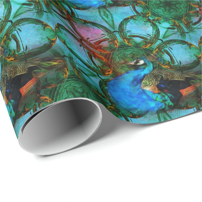 De Regalo Universo del papel pavo real (Esquina del rollo)