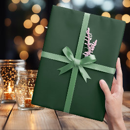 De Regalo Verde muy oscuro - Papel envuelto