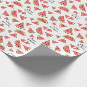 De Regalo Watermelon Multi Happy Birthday envoltura papel