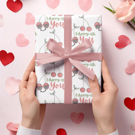 De Regalo Yo Cherry-Ish Usted Envuelto Papel