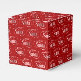 De Santa Claus Navidades caja de favores de feriad