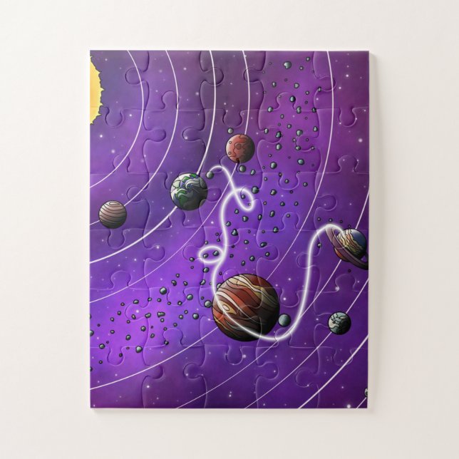 De Saturno a la Luna Puzzle (Vertical)