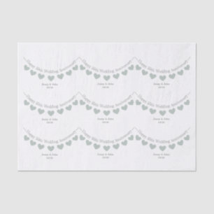 De Seda 55.º papel higiénico del aniversario del Boda Esme