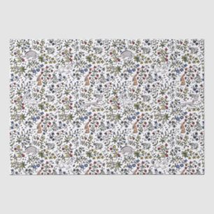 De Seda Animales medievales papel tisular