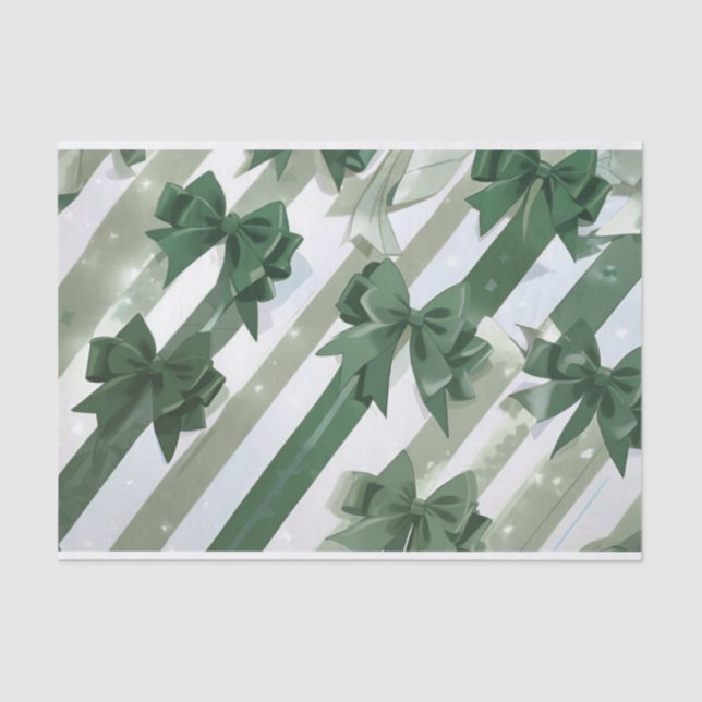 De Seda Arco verde 2 papel higiénico (Anverso)