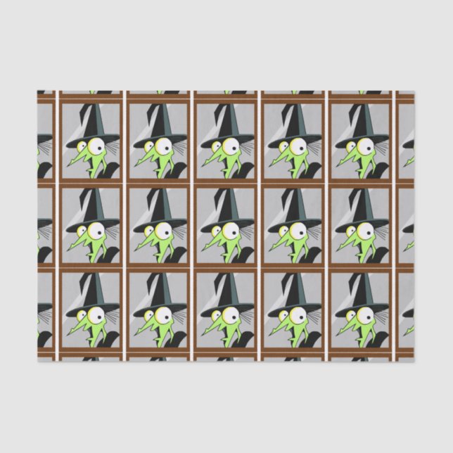 De Seda Bruja En El Papel Del Tejido Espejo (Anverso)