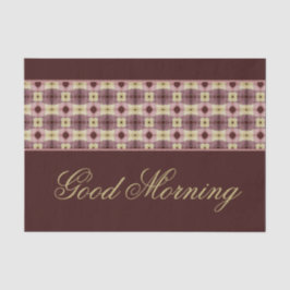 De Seda Buen Día Papel Lugar Mat 25 Pieza Set