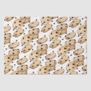 De Seda Chocolate Chip Cookies Tejido Regalo Papel