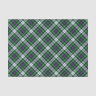De Seda Clan MacKenzie Vestió Papel Tejido Tartán