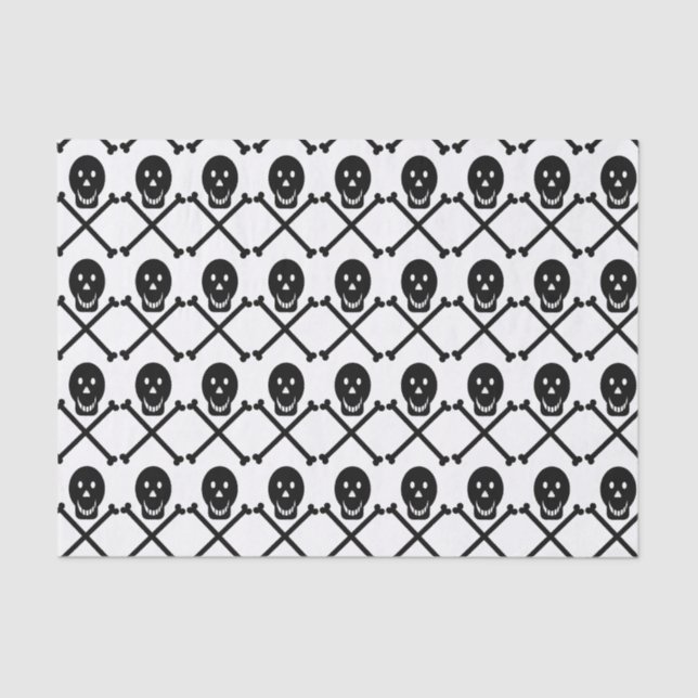 De Seda cráneo feliz 2 papel tisular (Anverso)