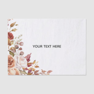 De Seda Crea tu propio papel tisú floral
