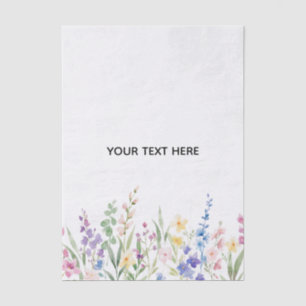 De Seda Crea tu propio papel tisú floral