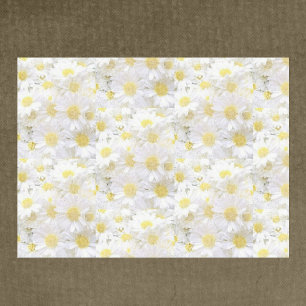De Seda Daisies Desnudan Papel Tejido